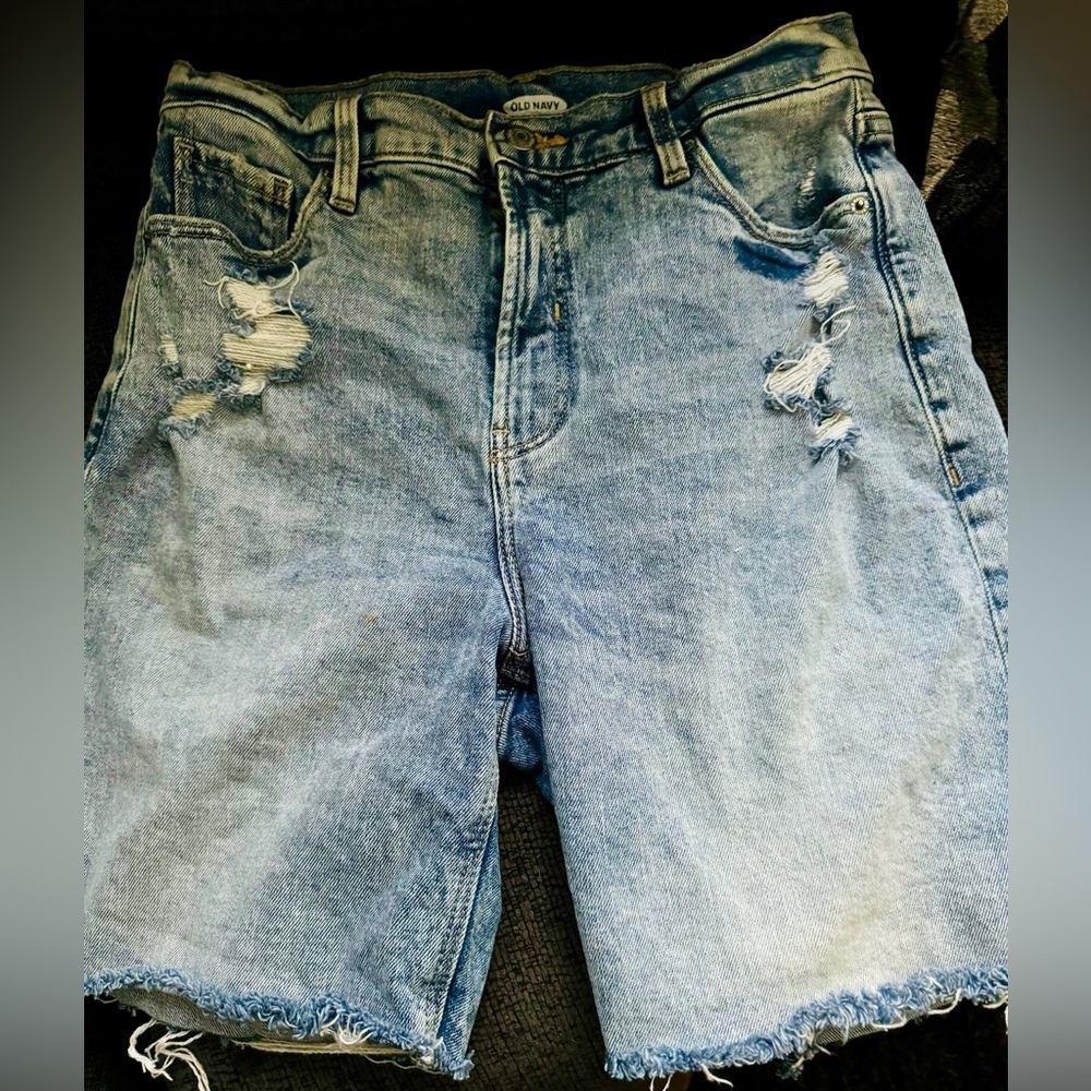 Old Navy Denim Washed Cut-Off Jean Shorts